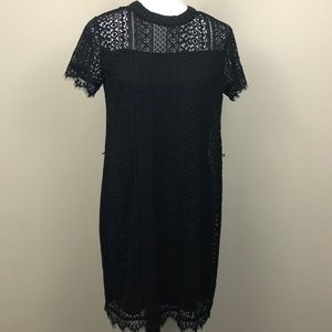 LC Black Lace Dress Size 8